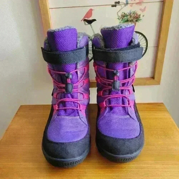 Kamik Jace Snow Boot - Girls' SZ 7 Waterproofed Protection Purple Color - Picture 3 of 14